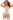 Beyaz Çiçek Desenli Fantezi Babydoll Takımı - 8416