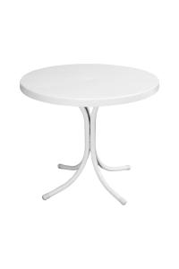 Ø 85  cm Yuvarlak Metal Ayaklı Plastik Masa - GFM208