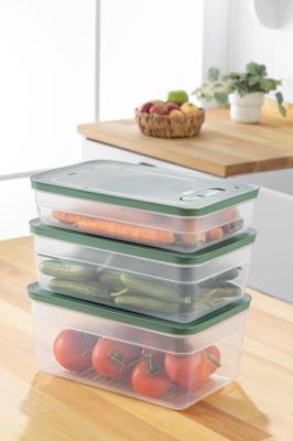  5,0 Lt Dikdörtgen Şeffaf Plastik Saklama Kabı -2184