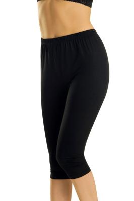 Derya Kurşun Kadın Lastikli  Siyah Kısa  Tayt 411