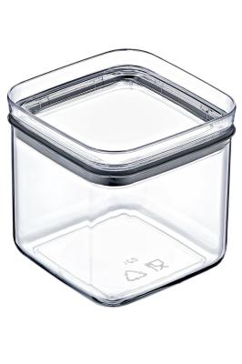 0,5 litre Kare Kristal Saklama Kabı