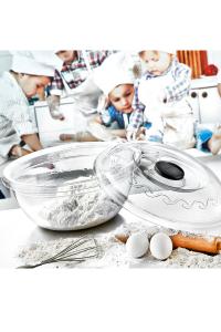5 Litre Şeffaf Kapaklı Hamur Leğeni  - E-100