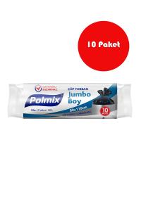 10 Adet Jumbo  Boy  80 x 110 cm Çöp Torbası - P105-10