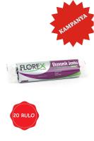 20 Rulo Florex  Ekonomik Jumbo Çöp Torbası Yıldız Katlama - 513
