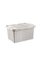 10 Litre Split Box Toprak Rengi Plastik Saklama Kutusu - 20010TPR