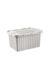 10 Litre Split Box Toprak Rengi Plastik Saklama Kutusu - 20010TPR