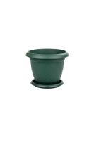 11,6 Litre Damla Yuvarlak Plastik Saksı  - D008