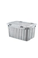 120 Litre Mega Multi Box Gri Renkli Saklama Kutusu - E-523-2