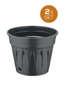 2 Adet 5 Litre Revak Plastik Saksı - R006