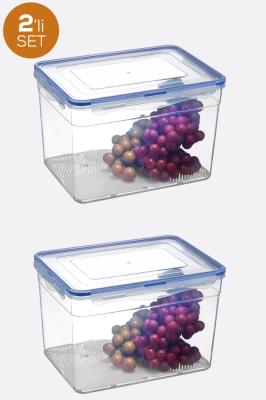 Bursev 2 Adet 9 Litre Sızdırmaz Derin Saklama Kabı 1146_09_2