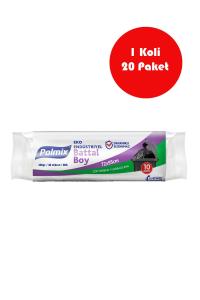 20 Adet Eko Endüstriyel Battal  Boy  72 x 95 cm Çöp Torbası - P302