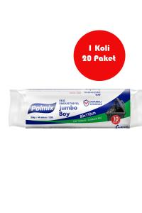 20 Adet Eko Endüstriyel Jumbo  Boy  80 x 110 cm Çöp Torbası - P304