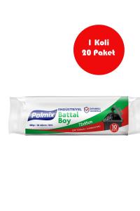 20 Adet Endüstriyel Battal Boy Çöp Torbası 72x95 cm - P403