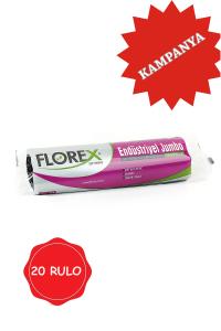 20 Rulo Florex  Endüstriyel Jumbo Çöp Torbası Yıldız Katlama - 514