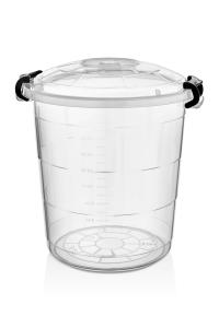 22 Litre Şeffaf Plastik Bakliyat Kovası 1112_71