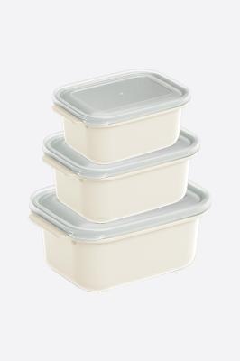 3'lü Dikdörtgen Easy Keep Saklama Kabı(1000,2000,3500 ml)