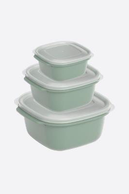 3'lü Kare Easy Keep Saklama kabı(550,1100,2200 ml)
