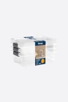 3 Adet Lock&Keep Box 1,2 Litre Plastik Saklama Kutusu - 33171