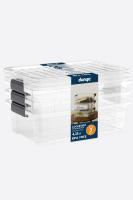 3 Adet Lock&Keep Box 4,25 Litre Plastik Saklama Kutusu - 33173