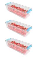 3 Adet Maxi Plastik Saklama Kabı 3,5 Lt - 2276