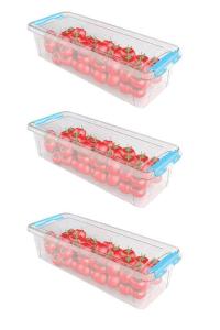 3 Adet Maxi Plastik Saklama Kabı 3,5 Lt - 2276
