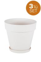 3 Adet Yalı Saksı Takımı 10 Litre- YS05