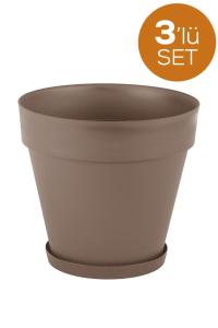 3 Adet Yalı Saksı Takımı 6 Litre- YS04