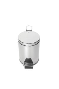 3 Litre Krom Pedallı Çöp Kovası - 3700-303