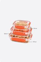 3 Parça Master Sızdırmaz Dikdörtgen Set (310-565-975 ml)- 30886