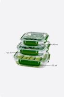 3 Parça Master Sızdırmaz Dikdörtgen Set (310-565-975 ml)- 30886