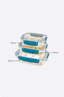 3 Parça Master Sızdırmaz Dikdörtgen Set (565-975-1675 ml)- 30846