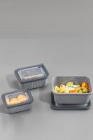 3 Parça MicroLine Dikdörtgen Set ( 600-1100-1800 ml )- 30946