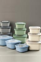 3 Parça MicroLine Saklama Kabı Seti ( 600-1100-1800 ml ) - 30906