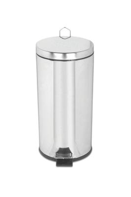 30 Litre Krom Pedallı Çöp Kovası - 3700-330