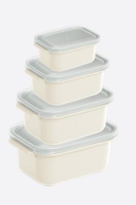 4'lü Dikdörtgen Easy Keep Saklama kabı(500,1000,2000,3500 ml)