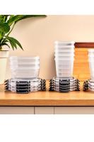 4'lü Master Dikdörtgen Set(400,800,1400,2300 ml)