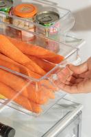 4 Adet  23 x 32,5 x 14 cm  Şeffaf Buzdolabı Organizer - 07446-4