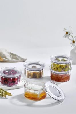 4 Adet Crystal 0,5 Litre Plastik Saklama Kutusu - 1109_21