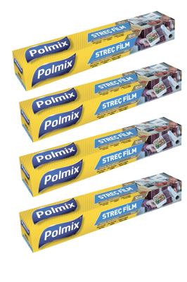 Polmix 4 Kutu 30 cm X 10 Metre Streç Film - P605