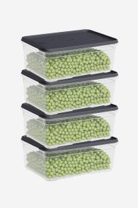 4 Parça Smart Saklama Kabı Set (4 x 1650 ml) - 60018