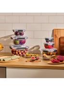 5'li Master Kare Set(500,900,1500,2400,3750 ml)