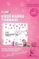 5 Adet Kedi Kumu Torbası Pudra Kokulu – 7'li Paket - K102