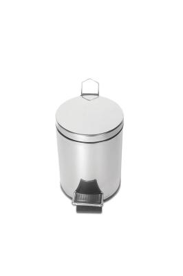 5 Litre Krom Pedallı Çöp Kovası - 3700-303