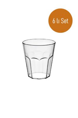 Bursev 6 Adet 0,41 Litre Plastik Kristal Bardak - 1109_11_6