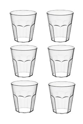 Bursev 6 Adet 0,70 Litre Plastik Kristal Bardak - 1109_11_12