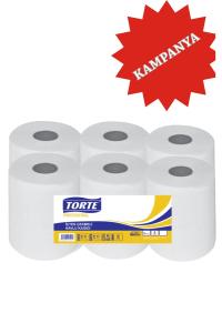 6 lı İçten Çekmeli  21 cm Kağıt Havlu  (3 Kg) - TRT01