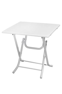 60 x 60 cm Kare Katlanır Kısa Plastik Masa - GFM821