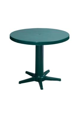 75 cm Yuvarlak Yeşil Plastik Masa - GF205GR