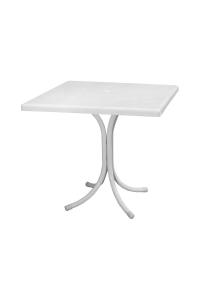 80 x 80  cm Kare Metal Ayaklı Plastik Masa - GFM214