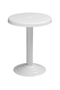 Beyaz Plastik Ø50 cm Uzun Sehpa - GF401A